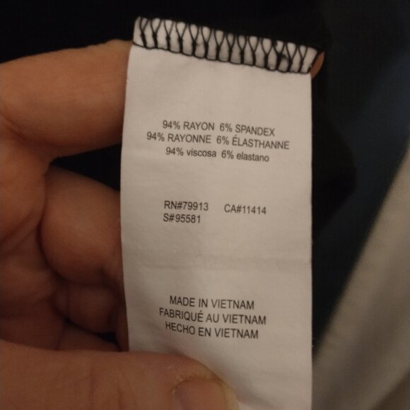 MOTHERHOOD MATERNITY 3/4 SLEEVE BLACK BODYCON MAXI DRESS - Picture 4 of 5